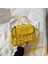 Sarı 22X15X8 cm Yeni Moda Doku Kalın Zincir Omuz Çantası Mini Hafif Crossbody Çanta Kişilik Seyahat Çok Renkli Omuz Çantası Kadın (Yurt Dışından) 1