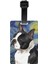Stil 7 Özel Boston Terrier Sanat Van Gogh Yıldızlı Gece Bagaj Etiketi Isim Kartı ile Yavru Köpek Sanat Hayvan Kimlik Etiketi Seyahat Çantası Bavul (Yurt Dışından) 2