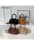 Kahve Kadın Rahat Çanta Çanta Ayarlanabilir Askı Pu Deri Retro Crossbody Çanta Düz Renk Üst Kolu Çanta Büyük Kapasiteli Askılı Çanta (Yurt Dışından) 2