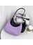 Mor Kadın Naylon Omuz Çantası 2023 Moda Katı Küçük Kanvas Koltukaltı Çanta Çanta Tasarımcısı Çanta Debriyaj Çantalar ve Çantalar (Yurt Dışından) 2