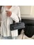 Siyah 28CMX12CMX6CM Bahar Moda Küçük Çanta ve Çantalar Tasarımcı Kadın Omuz Çantası Katı Pu Deri Crossbody Çanta Klasik Kadın El Çantası (Yurt Dışından) 3