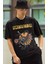 Oversize Scorpions Baskılı Tişört, Rock Metal Temalı T-Shirt 2