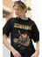 Oversize Scorpions Baskılı Tişört, Rock Metal Temalı T-Shirt 3