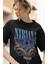 Unisex Oversize Nirvana Baskılı Tişört, Rock Metal Temalı T-Shirt 3