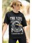 Unisex Oversize Pink Floyd Tişört, Rock Metal Baskılı T-Shirt 3