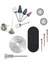 Dremel Benzeri Vız Vız Makinaları Için Kesici Mini Disk Seti Tel Fırça Kum Zımpara 20 Parça 1