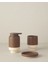 Alura Stoneware Banyo Seti Kahverengi 1
