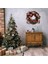 Kırmızı Kamyon Noel Çelenkler Ön Kapı Için Rustik Noel Resif Noel Çelenk Noel Çelenk Süslemeleri (Yurt Dışından) 5