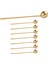8pcs 6.7 Inç Kahve Kaşıkları, Karıştırma Kaşıkları, Çay Kaşıkları Uzun Saplı, Altın Çay Kaşıkları, Altın Kaşıklar, Buzlu Çay Kaşıkları,запасные Части Для Кофемашины (Yurt Dışından) 1