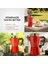 Espresso Makinesi, Güçlü Taze Demlenmiş Espresso Kahvesi Için Italyan Kahvesi 6 Fincan Moka Pot (Kırmızı),запасные Части Для Кофемашины (Yurt Dışından) 2