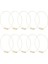 10 Paket 10 Paket Ahşap Yer Kartı Sahipleri ile 10 Inç Metal Çiçek Çember Merkez Parçası, Masa Için Altın Çember Merkez Parçaları,декоративные Подарки (Yurt Dışından) 1