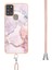 Samsung Galaxy A21S Anti-Scratch Yumuşak Mermer Crossbody Kordon Için Kılıf (Yurt Dışından) 1