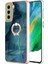 Samsung Galaxy S21 Fe 5g Için Kılıf 360 &deg; Dönebilir Halka Tampon Mermer Tpu (Yurt Dışından) 1