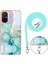 Xiaomi Redmi Için 12C Mermer Tampon Crossbody Kordon Askısı Yumuşak (Yurt Dışından) 5