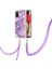 Samsung Galaxy A02S Tampon Mermer Anti-Scratch Yumuşak Crossbody Için Kılıf (Yurt Dışından) 3