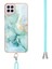 Samsung Galaxy A22 4g Mermer Crossbody Kordon Askısı Anti-Scratch Için Kılıf (Yurt Dışından) 2