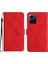 Xiaomi Redmi Için Not 12 4g Telefon Kılıfı Dikiş Kabartmalı Yumuşak Pu Tpu (Yurt Dışından) 1