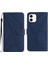 IPhone 11 Telefon Kılıfı Dikiş Kabartmalı Deri Cüzdan Yüksek Tpu (Yurt Dışından) 1