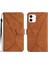 IPhone 11 Telefon Kılıfı Dikiş Kabartmalı Deri Cüzdan Yüksek Tpu (Yurt Dışından) 1