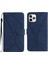 IPhone 11 Için Kılıf Pro Telefon Kılıfı Deri Cüzdan Dikiş Kabartmalı Yumuşak (Yurt Dışından) 1