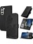 Samsung Galaxy S24 Flip Folio Kitap Için Kickstand Koruyucu Pu ile (Yurt Dışından) 1