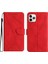 IPhone 11 Için Kılıf Pro Max Telefon Kılıfı Yumuşak Pu Deri Dikiş Kabartmalı (Yurt Dışından) 1