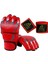 Yarım Eldivenleri Kickboks Karate Mücadele Kırmızı Için Dayanıklı Mma Eldivenleri (Yurt Dışından) 1