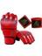 Yarım Eldivenleri Kickboks Karate Mücadele Kırmızı Için Dayanıklı Mma Eldivenleri (Yurt Dışından) 3