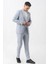Agno T2415 Regular Fit Likralı 6 Drop Jogger Gofre Takım Elbise Desenli 2