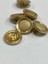 Metal Düğme/hırka Yelek Boyu/ 6 Lı Set/1,8 CM/JX001/MAT Gold 3