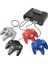 BLACK-N64 Klasik Denetleyici 64-Bit Kablolu Uzaktan Kumanda Gamepad Joystick Retro Oyun Aksesuarları Video Oyun Sistemi Konsolu Joypad (Yurt Dışından) 2