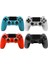 Siyah-Özel Tasarım 14 Renk Bt 3.0 Kablosuz Gamepad Joystick USB 6 Eksen Joy Pad Ps4 Ps3 Oyun Konsolu Için Çift Titreşim Denetleyicisi (Yurt Dışından) 3