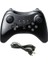 Siyah-Kablosuz Klasik Pro Denetleyici Joystick Gamepad USB Kablosu Ile Nintendo Wii U Pro Için Kablosuz Denetleyici (Yurt Dışından) 1