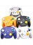 Beyaz-2.4 Ghz Oyun Denetleyicisi Kablosuz Oyun Pedi Joystick Gamecube Için Ngc Için Wii Şok Turbo Temizleme Fonksiyonu Değil Bluetooth (Yurt Dışından) 3