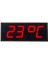 Sanec Dijital LED Duvar ve Masa Saati Derece ve Nem - Kırmızı (Kasa Ölçüsü: 15X37 Cm) 3