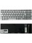 Asus ile Uyumlu 0KNB0-662CUI00, 0KNB0-662CUS00 Notebook Klavye Işıklı Gümüş Gri Tr 1