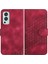Oneplus Nord 2 Için Kılıf Geometrik Desen Darbeye Deri Kılıf Manyetik (Yurt Dışından) 1