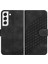 Samsung Galaxy S22 Flip Iş Için Geometrik Desen Manyetik Kart (Yurt Dışından) 1