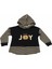 Sweatshirt Kapüşonlu Joy Desenli Siyah 1