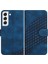 Samsung Galaxy S22 Flip Iş Için Geometrik Desen Manyetik Kart (Yurt Dışından) 1