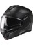 İ100 Çene Açılır Motosiklet Kaskı Mat Siyah 1
