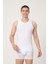 Erkek Pamuklu Süprem Penye Halter Yaka Kolsuz Atlet Likralı Üst 2'li -1022 1