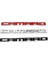 Chevrolet Camaro Bagaj Yazısı Kırmızı Renk Metal 3D Ithal Arma Logo Luggage Lettering Rigging 2