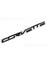 Chevrolet Corvette Bagaj Yazısı Siyah Renk Metal 3D Ithal Arma Logo Luggage Lettering Rigging 1