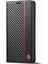 Samsung Galaxy S23 Manyetik Karbon Fiber Deri Folio Flip Case (Yurt Dışından) 1