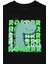 Sevimli Dinozor Baskılı Erkek Bebek Tshirt Siyah 4