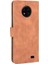 Kart ile Oukitel C19 Tam Koruma Deri Folio Flip Case Için Kılıf (Yurt Dışından) 4