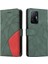 Xiaomi 11T/11T Pro Pu Deri Flip Folio Kılıf Kickstand Iki Renkli (Yurt Dışından) 1