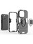 IPhone 15 Için Kılıf Pro Max Kickstand 360 &deg; Dönen Halka Askeri Damla Kapak (Yurt Dışından) 2