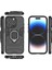 IPhone 15 Için Kılıf Pro Max Kickstand 360 &deg; Dönen Halka Askeri Damla Kapak (Yurt Dışından) 4